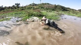 Grabe na’to libo libong karpa ang naglabasan sa liblib na ilog