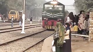 The train Left