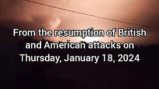 American and British attacks began