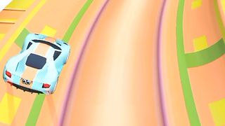Gameplay Car Stunts Sky Race - Game part 1