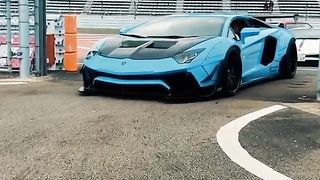 Lamborghini Aventador up to Race