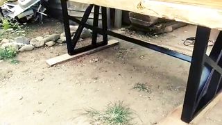 long table /meja panjang /saman trees/trembesi tree
