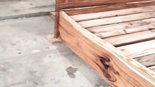 bed made of trembesi wood/saman/rain trees