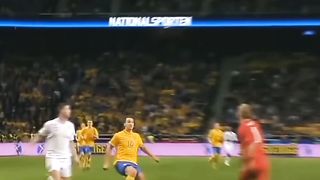 Gol salto ibrahimovic vs england 2012