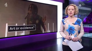 CHANNEL 4 NEWS COVERS ART NOT EVIDENCE LAUNCH INTERVIEWING DIGGA D