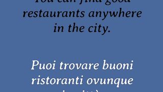 Learn English to Italian Adverb 62