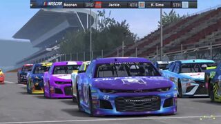 nascar car racing crash