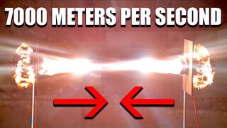 15,000MPH Colliding Explosions in Super Slow Motion - The Slow Mo guys