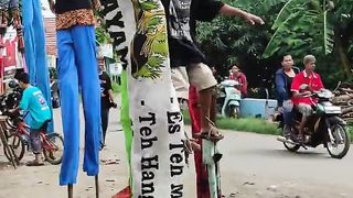 long leg skill action