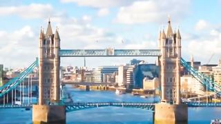 London, United Kingdom Drone View in 4K Ultra HD