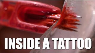 Tattoo on Transparent _Skin_ at 20,000fps - The Slow Mo Guys