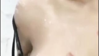Clean the breasts from dirt