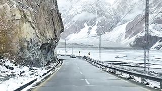 Snowfall Mountain Pakistan
