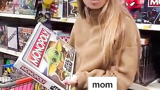 Using The Back Cramp Method To Get Mom To Buy You Something：
