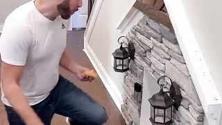My dog knocked me out!