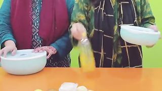 Flip the bottle and eat sweets