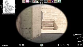 Too focus with snipe AWP