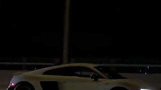 audir8v10 night race