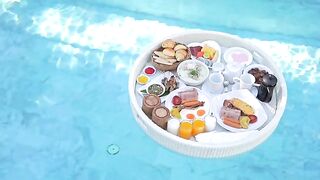 Floating Breakfast Tray