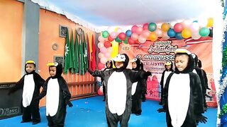 penguin dance by playground children