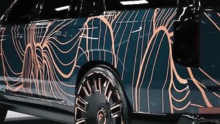 Custom Wrapped 2023 Cadillac Escalade V on @forgiato 28s