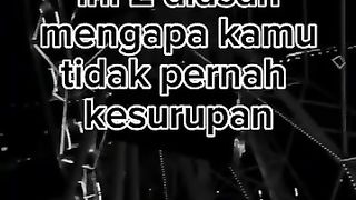 Ada 2 alasan di tubuhmu
