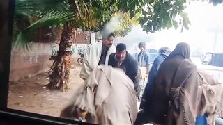 Faisalabad PTI leader Khyal Ahmed Castro was dragged outside the court as he appeared for the appearance.