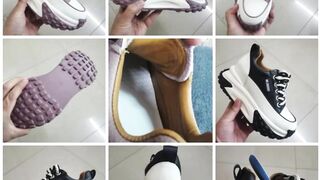 Fujin 7cm Genuine Leather Platform Wedge Fashion Women Spring Well-fitting Autumn Chunky Sneakers Shoes Breathable Comfortable