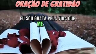 Vamos fazer uma oração de gratidão!