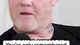 You are only remembered for the bad things