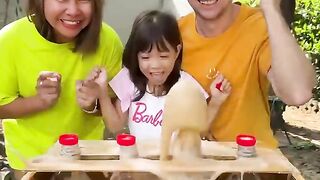 Coca-Cola and Mentos CHALLENGE #shorts GamGam Family