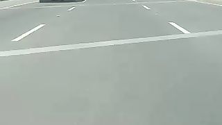 The caravan of buses