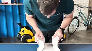 Two books bound together by nothing but physics, but can a car pull them apart?