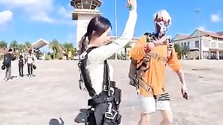 Skydiving is pure happiness