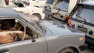 The traffic jam