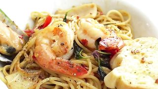 Spicy Seafood Saghetti