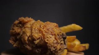 Fried Chicken And French Fries