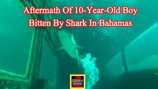 Video captures aftermath of 10-year-old boy bitten by shark in Bahamas