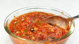 Hyderabadi Kachumber Chutney, Tomato Taita,Tomato Chatni Tamatar ka Rita ♥️♥️♥️♥️