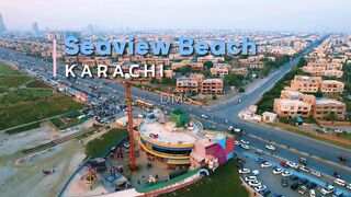 Sea View Karachi Drone View 4K