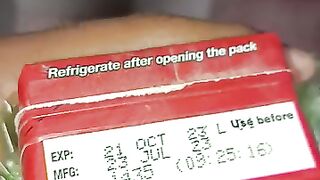 The expired milk