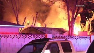 Firefighters Battle Raging Early Morning Fire