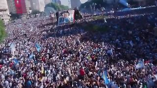 Suasana argentina setelah menjuarai Piala Dunia Qatar 2022