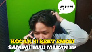 KOCAK!! REKT EMOSI SAMPAI MAU MAKAN HP, KARENA HAL INI ?