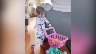 Try Not To Laugh_ Baby Reaction When Go Shopping First Time_ We Laugh