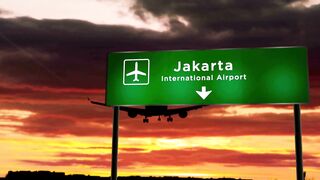 Jakarta - Indonesia (4K) Drone View Footage
