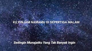 Puisi kutitipkan namamu di sepertiga malam