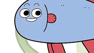 Kartun lucu ikan cupang mencari jodoh