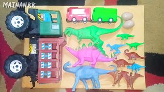Menemukan mainan sapi, Unta, Jerafah, Gajah, Harimau, Angsa, Kambing