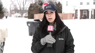 85-year-old woman dies in the snow